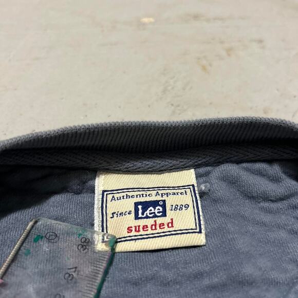 **Vintage Lee Swirled Light Blue Crewneck Sweatshirt** - Picture 3 of 4